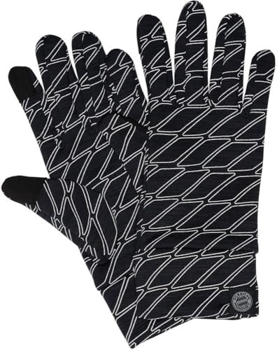 FC Bayern München Reflektor Handschuhe Allianz Arena Schwarz