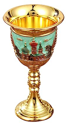 XANHOY Bicchieri da vino vintage-europei, decorazione per la casa, regali creativi, bicchieri da champagne, bevande, calici da cocktail europei, bicchieri da vino, decorazione per la casa europea