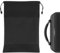 Geekria PU Speaker Pouch Compatible with New Bose Soundlink Max Case Cover, Replacement Speaker Pouch Portable Speaker Protective Carrying Bag with Cable Storage (Black)