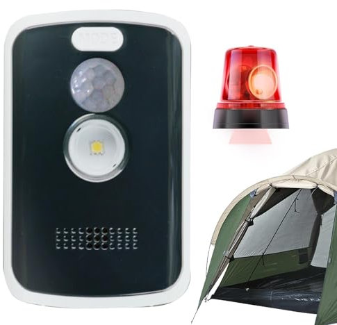 Alerte de détection de mouvement – Alarme de capteur de mouvement, kit d'alarme de mouvement | Alarme de camping de périmètre de capteur de mouvement portable 125 dB, installation sans effort, systè