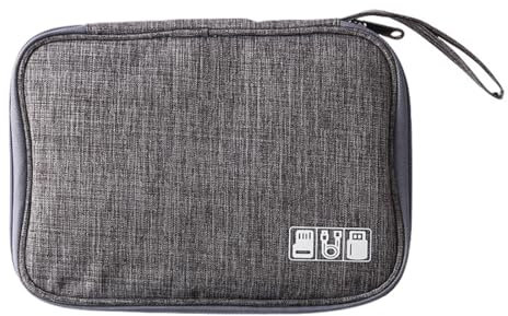 1 data storage bag, universal travel cable electronic accessories bag, travel storage box mobile phone, cable, hard drive, mobile power supply, moisture-proof storage portable hard drive cable charger