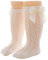 Weihnachtssocken Baby Socken Weihnachten Socken Baby, , Mädchen, Kniestrümpfe, 1 Packung, Schleife, lange Strümpfe, gekräuselte Socken, Schule-Leggings Boys Socken Lustig Christmas (White, XL Toddler)