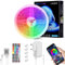 LUXONIC Led Band, Wasserdichtes Led 5050 RGB Led Licht 5M, Bluetooth App zur Steuerung für Schlafzimmer, Bar, Küche, Hochzeit, Party