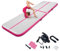 Aufblasbare Air Matte Tumble Track, 3m 4m Tumbling Matte Turnmatte, 10cm hoch rutschfeste Gymnastikmatte für Zuhause, Outdoor, Fitness, Yoga, Training, Cheerleading, Wassersport(Rosa,300x100x10 cm)