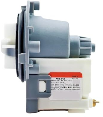 Compatible for Samsung, Washing Machine Drain Pump Assembly DC31-00180A 220-240V Drain Motor, Washing Machine Repair Parts