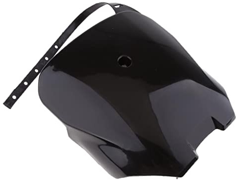 MotiveTech White Motorcycle ATV Number Plate for CRF70 CRF100 CRF80 70 80 100, Black