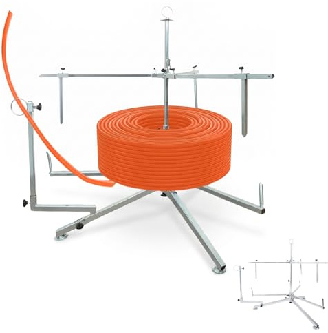 NBYTLT Underfloor Heating Pipe Decoiler for 3/8'' to 1'' PEX Tubing