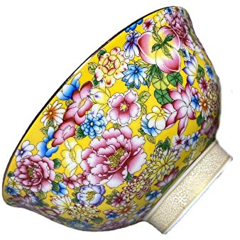 BDSHGRDH saladier, Seau bleu blanc de 14,1 cm (5,5 po), couleur fleur, longévité, pêche, antiquités