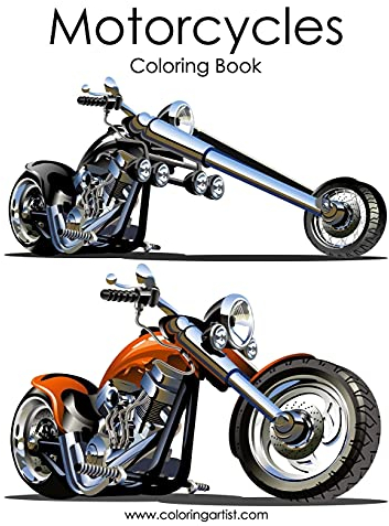 Motorcycle Coloring Book 1: Volume 1