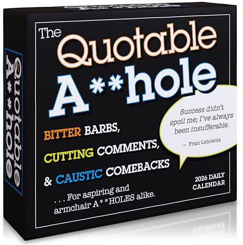 The Quotable A**Hole Tischkalender 2026