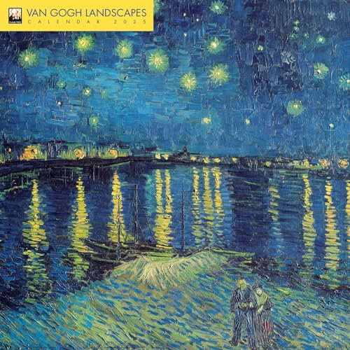 Vincent van Gogh – Landschaften 2025: Original Flame Tree Publishing-Kalender [Kalender] (Wall-Kalender)
