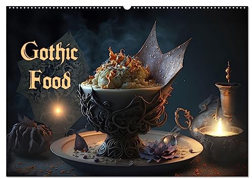 Gothic Food (Wandkalender 2026 DIN A2 quer), CALVENDO Monatskalender: Mittelalterliche Genüsse neu präsentiert. (CALVENDO Lifestyle)