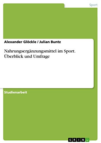 Nahrungsergänzungsmittel im Sport. Überblick und Umfrage