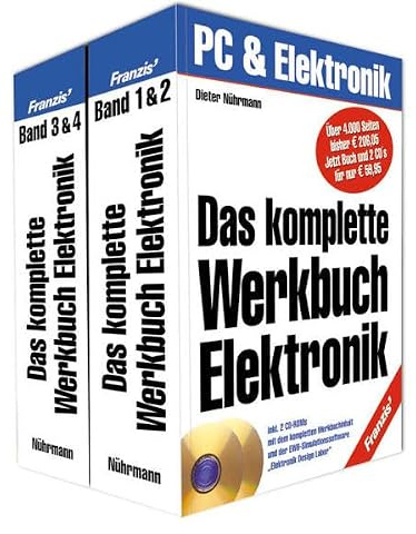 Das komplette Werkbuch Elektronik: (4 Bände)(inkl. 2 CD-ROMs): Mit d. EWB-Simulationssoftware 'Elektronik Design Labor'.