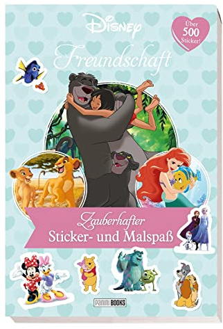 Disney Freundschaft: Zauberhafter Sticker- und Malspaß: Sticker- und Malblock