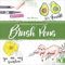 Brush Pens. Handlettering & Illustrationen. Mit detaillierten Anleitungen zu Brushlettering mit Watercolor. Kreative Inspirationen für einzigartige Lettering-Projekte.: Handlettering & Illustrationen