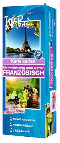 Karteikarten Die wichtigsten 1000 Wörter Französisch (A1): (Auflage 3)