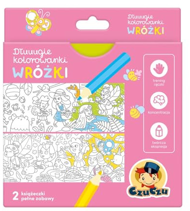 CzuCzu Dłuuugie kolorowanki Wróżki