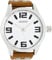 Oozoo C1001 C5502 Herrenuhr, Lederband, Armband