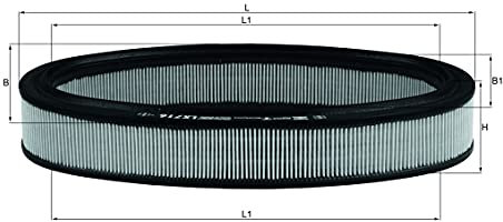 MAHLE LX 716 Luftfilter Filtereinsatz u.a. passend für RENAULT 9 (L42_)
