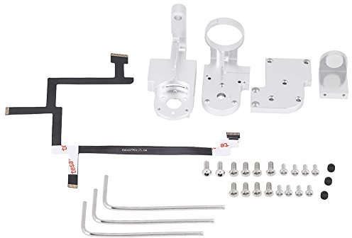 Gimbal Repair Kit, Drone Aluminum Teile Yaw Arm/Roll Arm/Gimbal Kabel Ersatzteile für Drone DJI Phantom 3 Standard