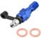 M10x1.0mm Moto Maître Cylindre Étrier Purge Vis Mamelon Boulon Banjo et Dust (Bleu)