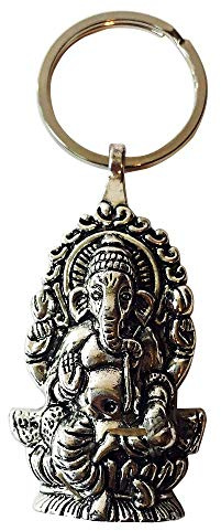 Porte-Clés Yoga Ganesha Bouddha Elephant Cadeau Yoga pour Homme et Femme - Porte-clés Hindou Cadeau