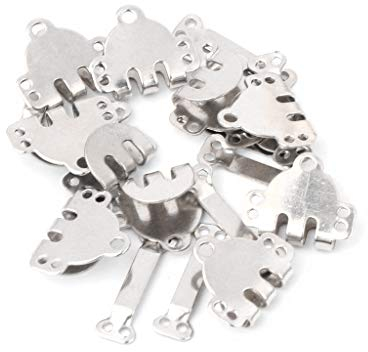 JIACUO 10x Hosenrock Haken + Riegel Verschlüsse für Anzug Hosen Extender Schneider Nähen