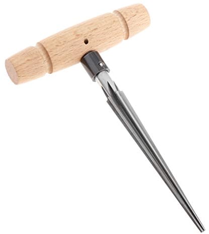 Alnicov Alesatore affusolato in legno con manico a T affusolato 4 scanalato smussatura alesatura chitarra falegname strumento di taglio