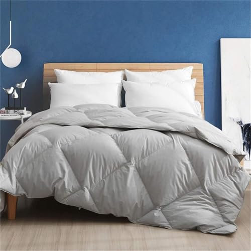 Dafinner Federn Bettdecke Daunendecke Duvet Weiß Oeko-TEX Standard 100, 135 * 200