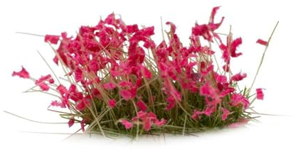 Gamers Grass Pink Flowers (6mm), Shape: Wild