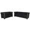 Festnight Sofa Set 3 2 Sitzer Wohnzimmer Retro Couch Chesterfield Sofa Kunstleder 3 2 Sofagarnitur Couchgarnitur Wohnzimmersofa Loungesofa Wohnzimmer Schlafzimmer Sofas & Couches, Schwarz