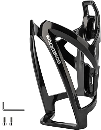 ROCKBROS Getränkehalter Fahrrad Flaschenhalter Fahrrad Trinkflaschenhalter mit Befestigungsteilen 35g Leicht PC Fahrrad Flaschenhalter für Mountainbikes Rennräder