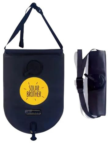 Solar Brother Douche Solaire Portable, Stockage d'eau 15 litres pour Douche, Vaisselle, Lesssive