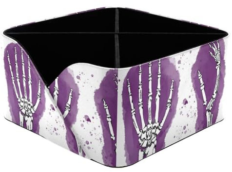 Hand Bones Anatomy rechteckiger Stifthalter für Schreibtisch, Schreibtisch-Organizer mit zwei Fächern, Aufbewahrung von Schreibwaren, Kosmetik und mehr