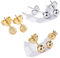 Aatpuss 3 Paare Kugel Ohrstecker, Hypoallergener Schmuck, Edelstahl Ohrstecker,Geeignet Für Frauen, Männer, Mädchen, Jungen Und Kinder