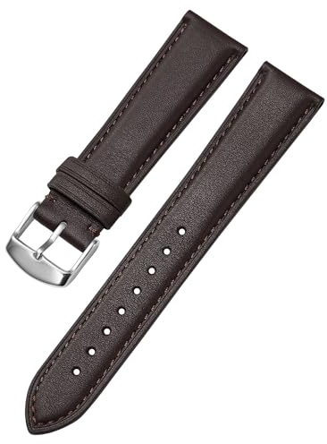 Afany Uhrenarmband 19mm für Männer Frauen, Leder Schnellverschluss Uhrenarmband