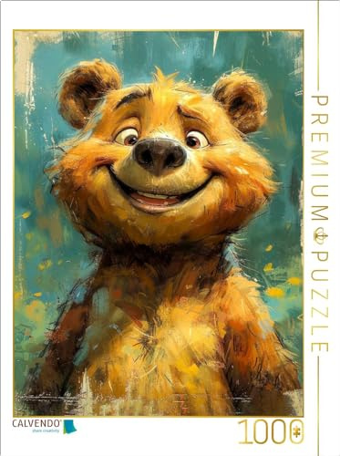 CALVENDO Puzzle Bär | 1000 Teile Lege-Größe 64 x 48 cm Foto-Puzzle für glückliche Stunden
