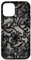 Hülle für iPhone 12/12 Pro Schwarze Spitze, Vintage-Muster