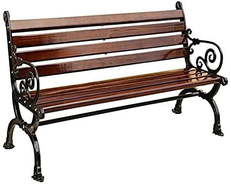 MOKLYF Gartenbank für den Außenbereich, multifunktionale quadratische Freizeitbank, Doppelsitz auf der Terrasse, geeignet für Cafés und B&Bs (1,2 m Bank