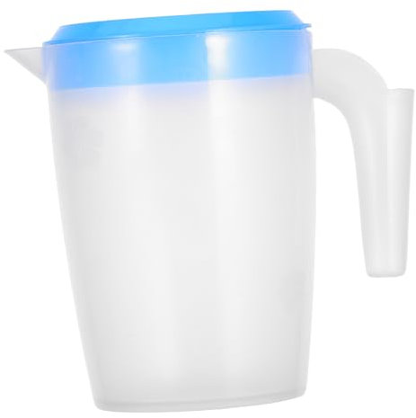 Cabilock Jarra De Jugo Resistente Con Tapa De 1 L Jarra De Agua De Plástico Reutilizable