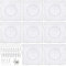 ChAusa 42 PCS 5 mm Fuse Beads Boards Set 8 Pcs Large Square Clear Bead Board with 4 Tweezers 10 Lanyard Keychains and 10 Split Rings for Kids DIY Craft Supplies