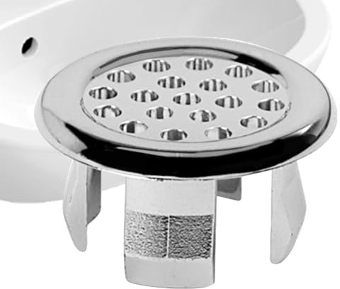 Sink Overflow Ring, Sturdy Double Layer Basin Trim, 22-24mm Round Sink