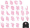 Iron on Letters, Iron on Letters for Clothes, 78 Pcs A-Z Fabric Embroidered Letter Patches, Sew on Letters, Iron Letters for Hats, Shirts, Jackets, Jeans, Bags