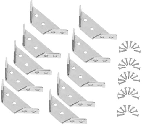 ELAYARD 10Stücke Multi Stütze für Stabile Eckverbindungen Verstärkung von Möbeln Truhen Fenstern für Langlebige Nutzung