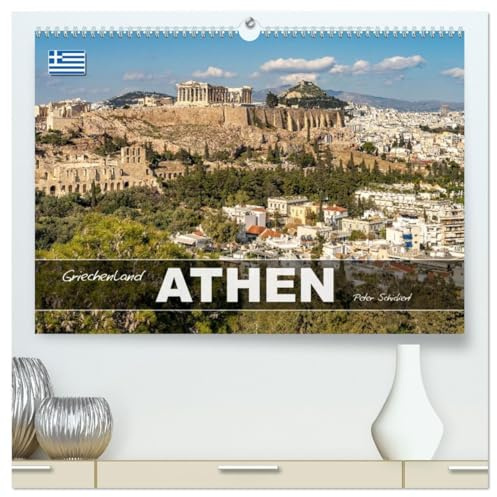 Griechenland - Athen (hochwertiger Premium Wandkalender 2026 DIN A2 quer), Kunstdruck in Hochglanz: 12 wunderbare Monate mit der sehenswerten griechischen Hauptstadt Athen. (CALVENDO Orte)