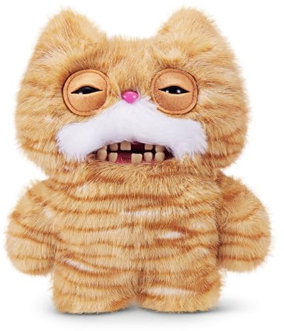 Fuggler Alley Cats 22 cm Plüschtier (Stinkface) von ZURU – Funny Ugly Monster Kuscheltier mit menschenähnlichen Zähnen, Sammelobjekt für Kinder, Twens, Teens & Katzenliebhaber
