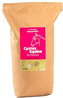 Cystus Equine Bio Granulat für Pferde 4,5kg – 100% Cistus incanus | Einzelfuttermittel ohne Zusätze & PA, ADMR-konform, Kräuterfutter für mehr Wohlbefinden & Immunsystem