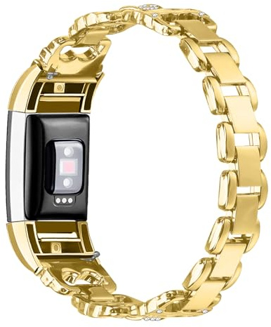KUTEWEU Weiblich Metall Armbänder Kompatibel mit Fitbit Charge 2 Watch Bracelets, Männlich Ersatz Edelstahl Armband Ersatzarmbänder für Fitbit Charge 2 Smartwatch Zubehör