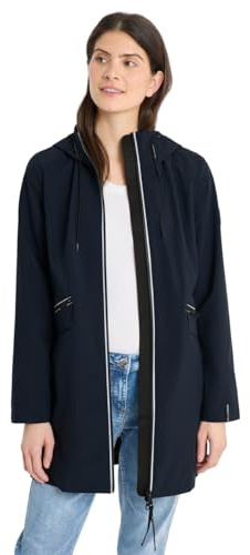 Cecil Damen Mantel mit Kapuze und 2-Wege-Zipper